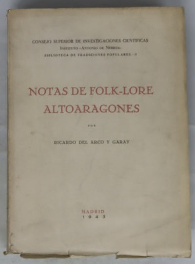 Notas de folk-lore altoaragonés