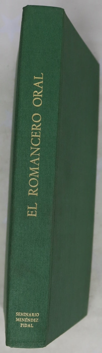 El romancero en la tradición oral moderna, tomo I: Romancero y poesía oral