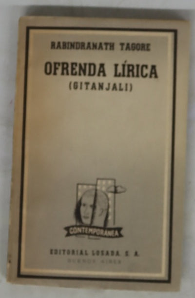 Ofrenda lírica (Gitánjali) : (poemas)