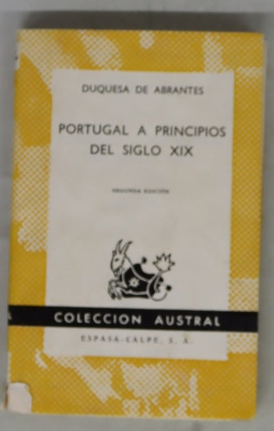 Portugal a principios del siglo XIX Recuerdos de una embajadora