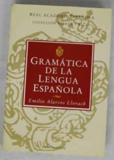 Gramática de la lengua española