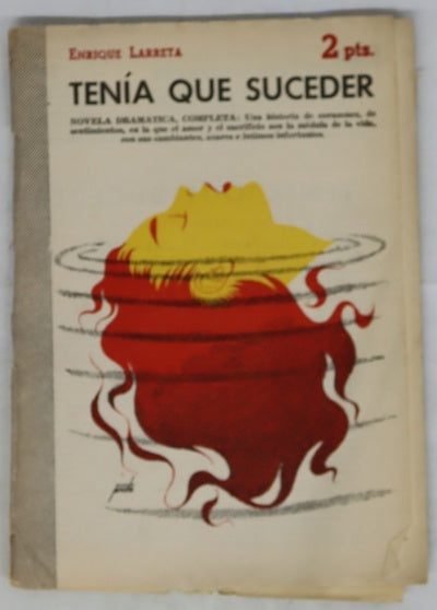 Tenía que suceder novela dramática