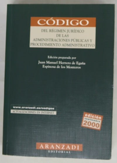 Régimen jurídico de las administraciones públicas y procedimiento administrativo
