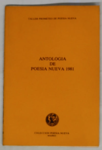 Antología de poesía nueva : 1981