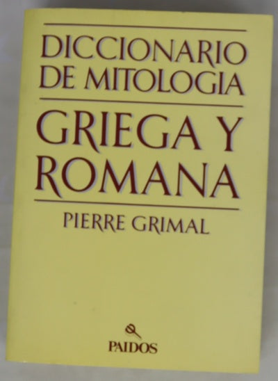 Diccionario de mitología griega y romana