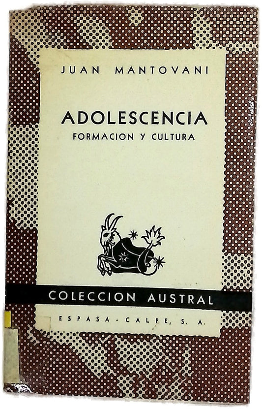Adolescencia, formación y cultura