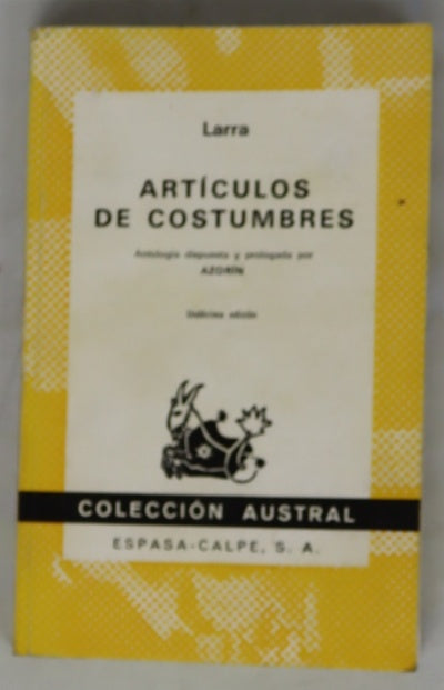 Artículos de costumbres
