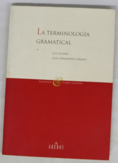 La terminología gramatical