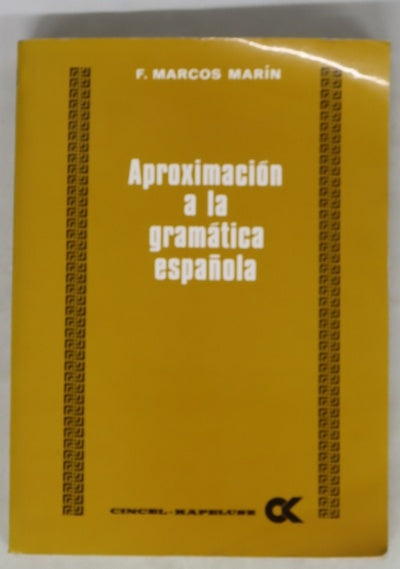 Aproximación a la gramática española