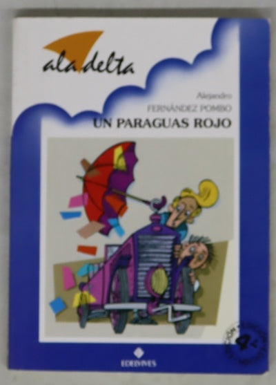 Un paraguas rojo