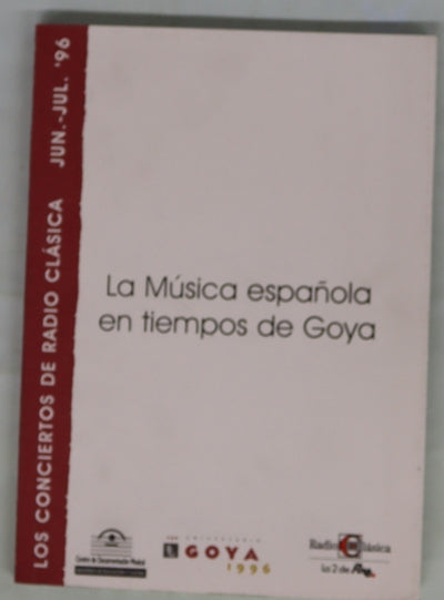 La música española en tiempos de Goya