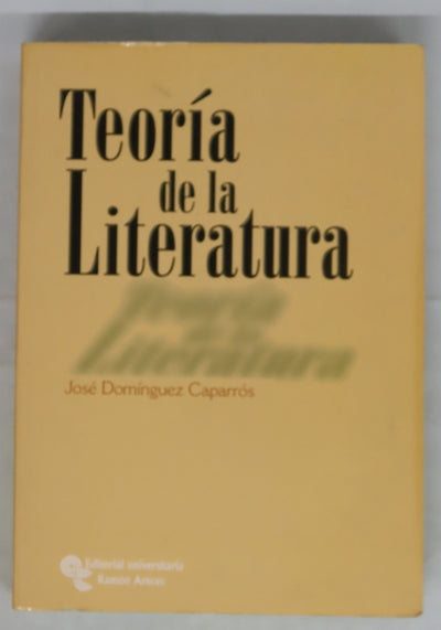 Teoría de la literatura