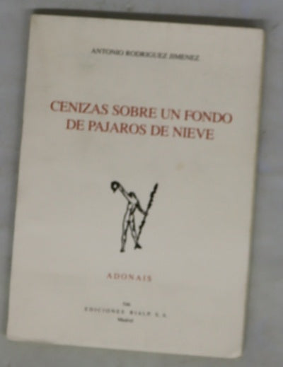 Cenizas sobre un fondo de pájaros de nieve