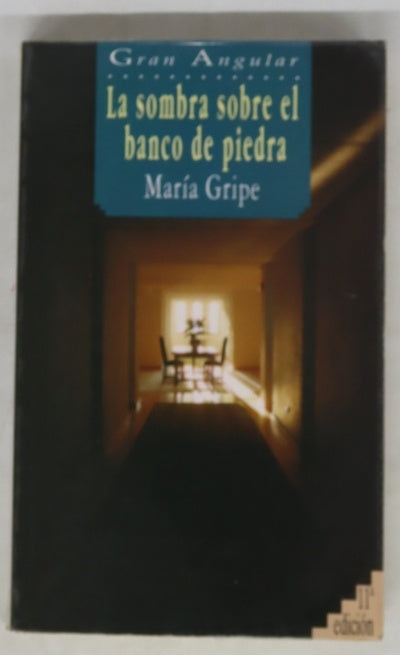 La sombra sobre el banco de piedra