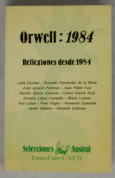 Orwell 1984 reflexiones desde 1984