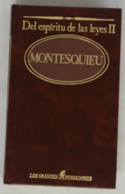 Del espíritu de las leyes, tomo II
