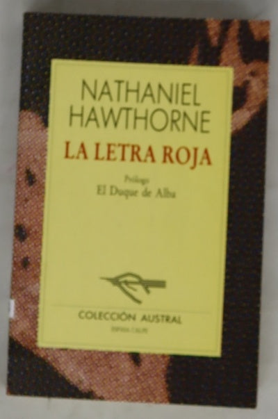 La letra roja