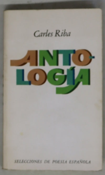 Antología (texto bilingüe)