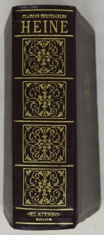 Los dioses en el destierro ; El Rabino de Bacharach ; El tambor Legrand ; Noches florentinas ; De la Alemania ; Italia ; Libro de los cantares