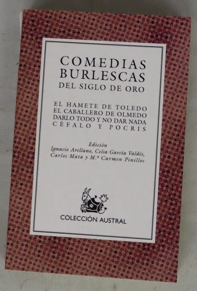 Comedias burlescas del Siglo de oro