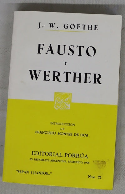 Fausto ; Werther 