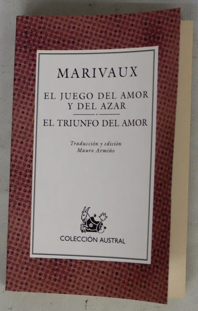 El juego del amor y del azar El triunfo del amor