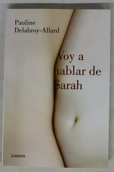 Voy a hablar de Sarah