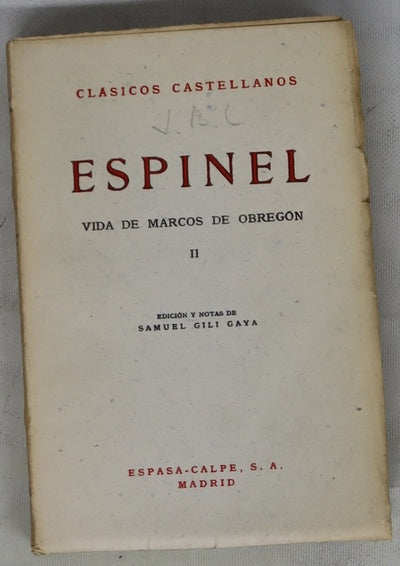 Vida de Marcos de Obregón, tomo II