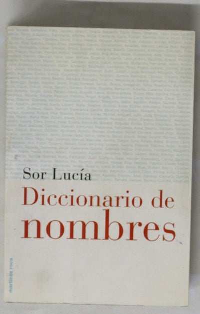Diccionario de nombres
