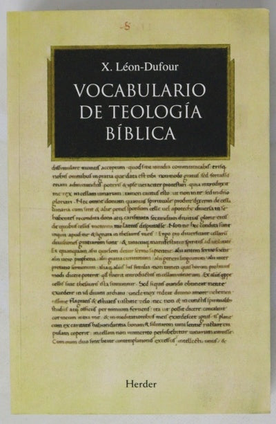 Vocabulario de teología bíblica
