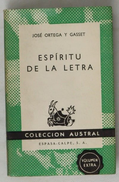 Espíritu de la letra