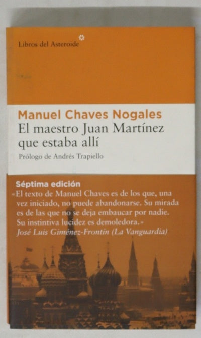 El maestro Juan Martínez que estaba allí