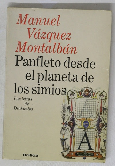 Panfleto desde el planeta de los simios