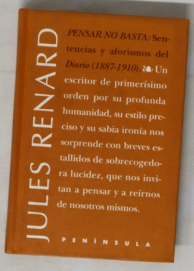 Pensar no basta