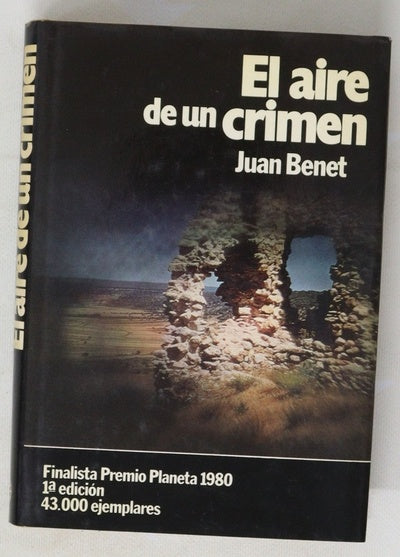 El aire de un crimen novela