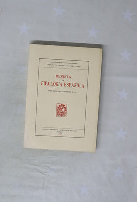 Revista de filología española LXII