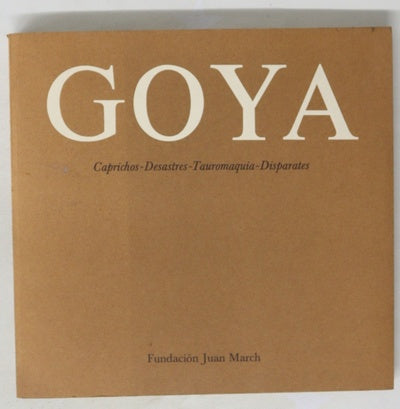 Goya caprichos, desastres, tauromaquia, disparates : exposición