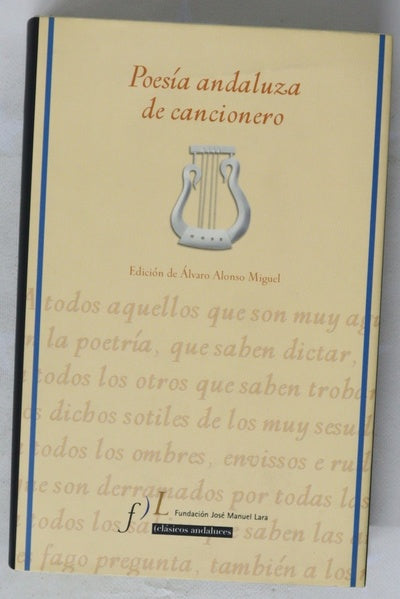 Poesía andaluza de cancionero antología