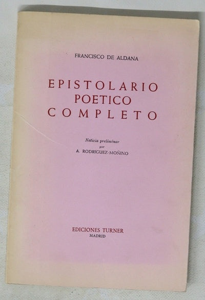 Epistolario poético completo