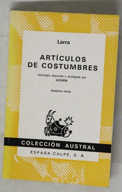 Artículos de costumbres