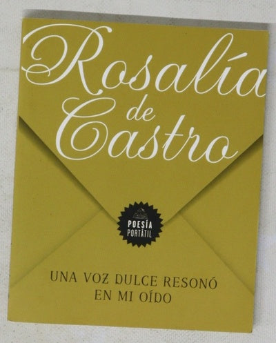 Una voz dulce resonó en mi oído