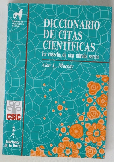 Diccionario de citas científicas la cosecha de una mirada serena