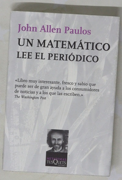 Un matemático lee el periódico