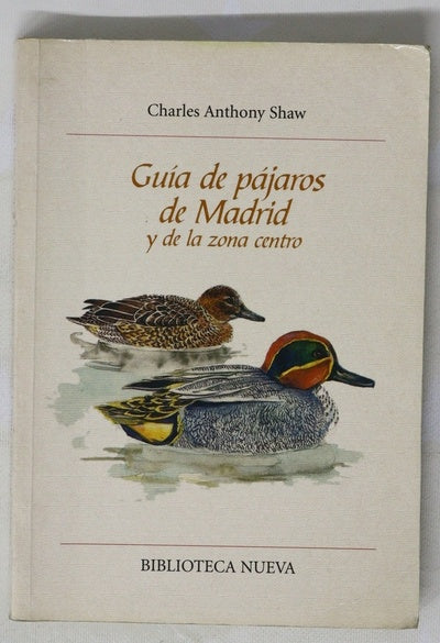 Guía de pájaros de Madrid y de la zona centro
