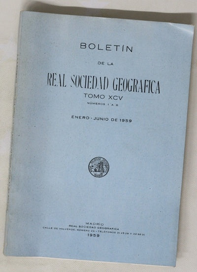 Boletin de la real socidad geografia
