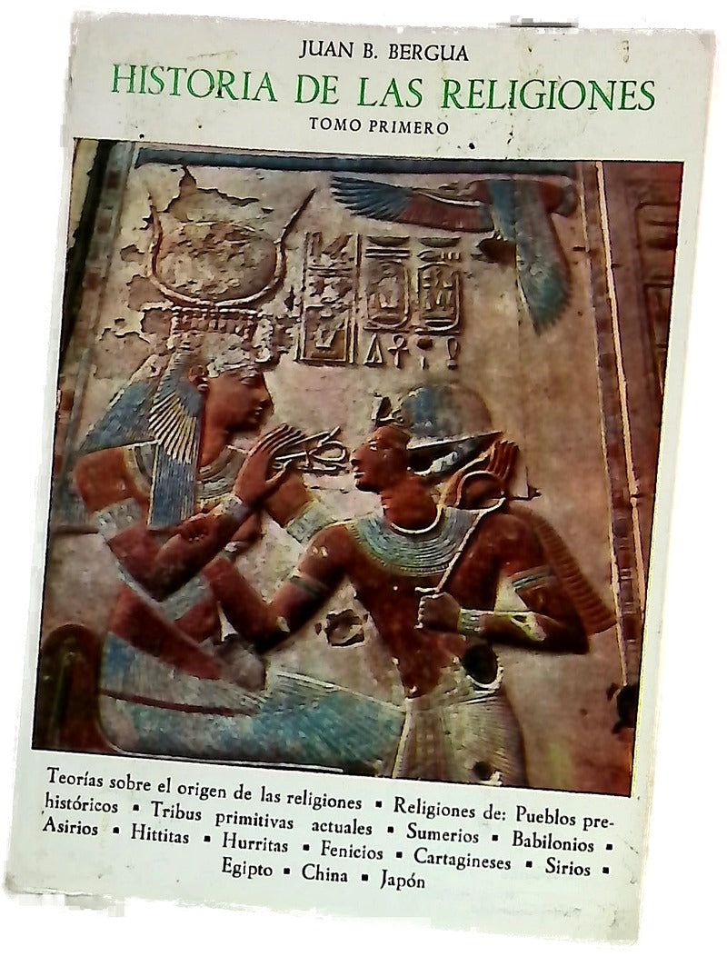 Historia de las religiones. Tomo Primero