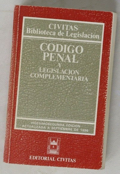 Código penal y legislación complementaria