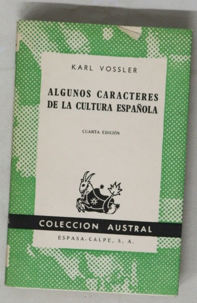 Algunos caracteres de la cultura española