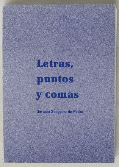 Letras, puntos y comas