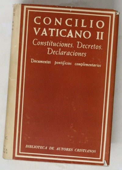 Constituciones, Decretos, Declaraciones Documentos pontificios complementarios